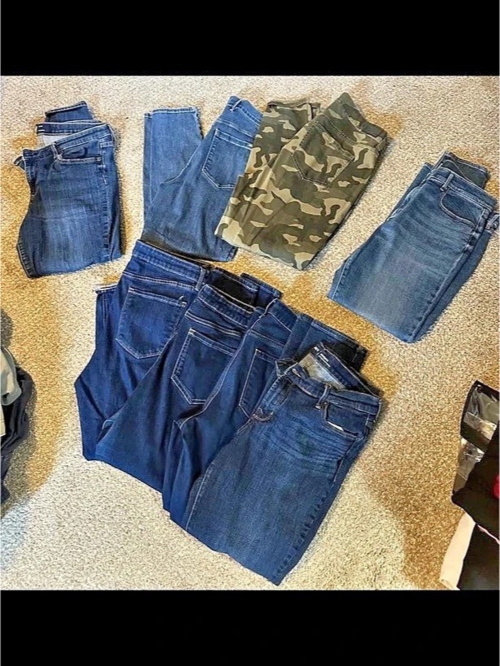 8 pair- Old Navy Original Mid-Rise Skinny Jeans Women's Blue Jeans Waist 14 Bund
